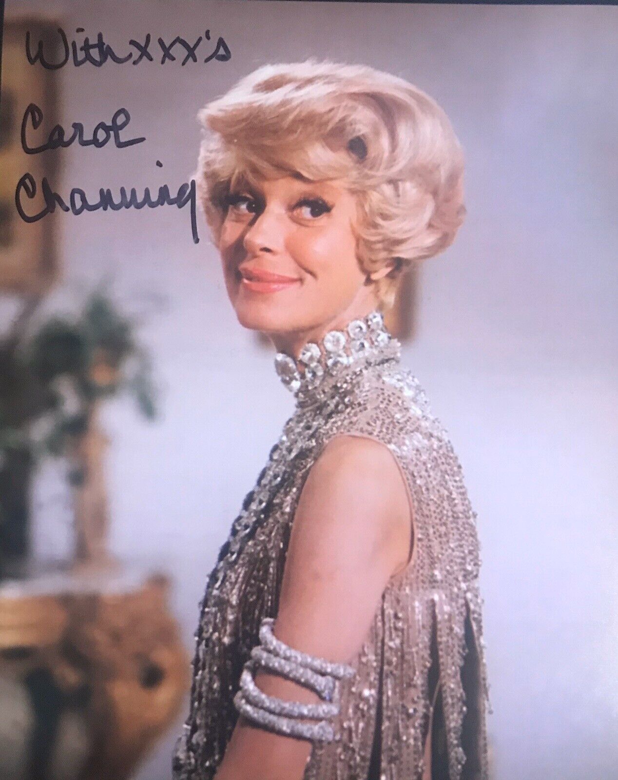 Carol Channing signed Autographed 8x10 Color Photo Poster painting Sexy