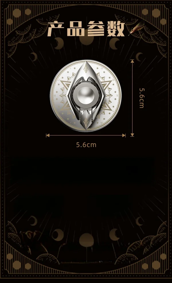 360&deg; Rotating Ring Buckle Cool Fidget Gyroscope Magnetic Bracket