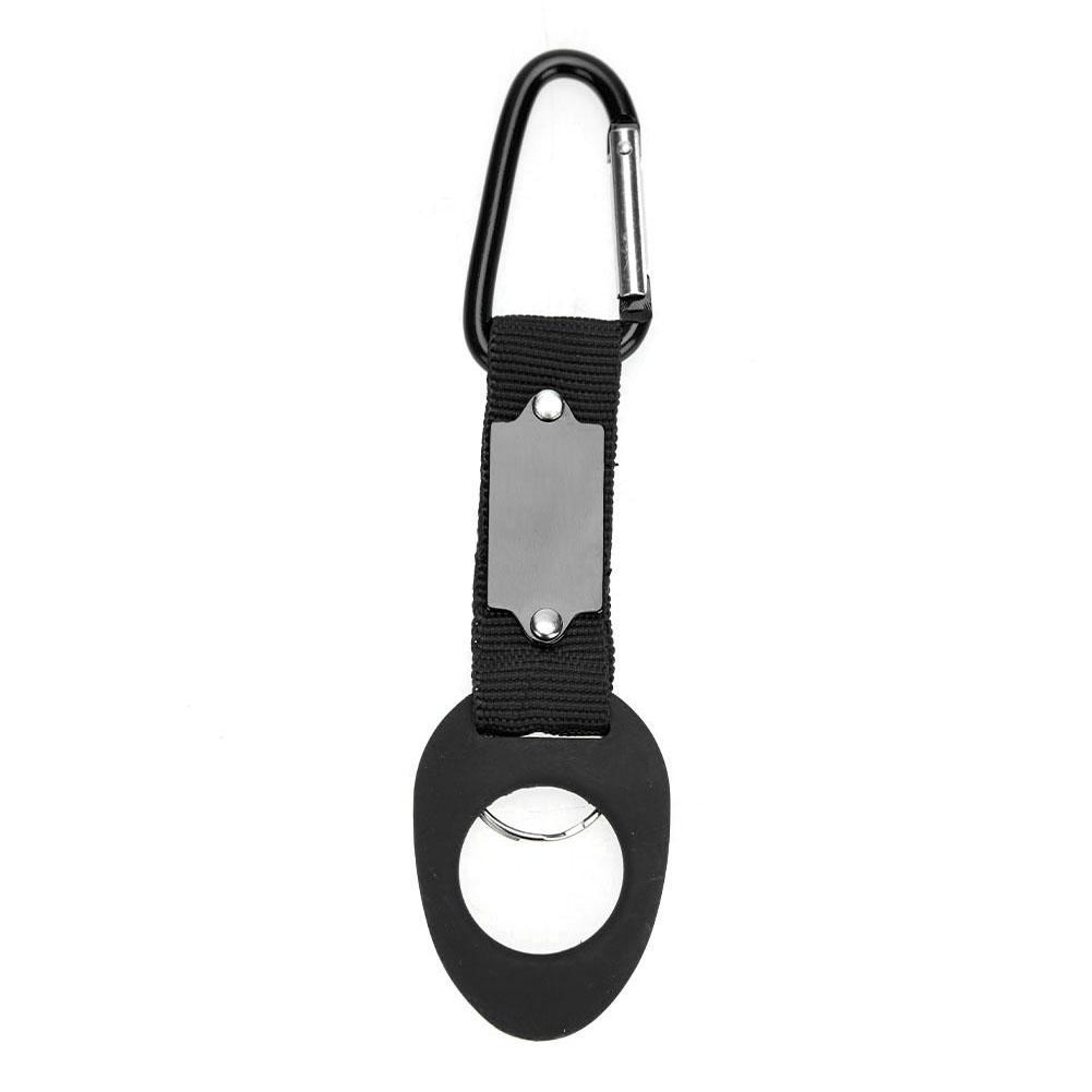 

Sports Outdoor Rubber Kettle Buckle Carabiner Water Bottle Holder (Black), 501 Original