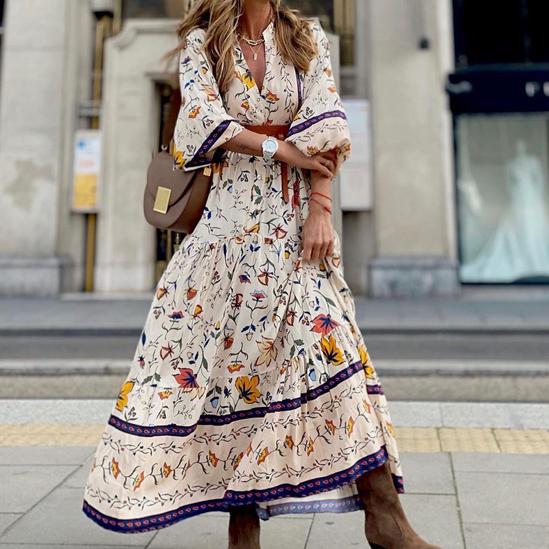 Rotimia Fashionable Bohemian Long Dress