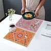 2pcs Diamond Art Painting Mandala Placemats Heat Resistant Non-Slip Place Mat Kit