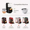 Refillable Reusable Capsule Coffee Filter Pods for Nespresso Vertuo Next