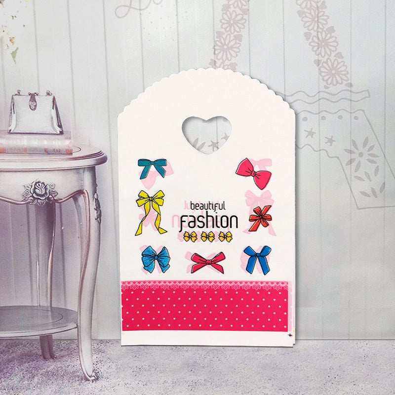 Minimalist Classic Style Multicolor Letter PE Party Gift Wrapping Supplies