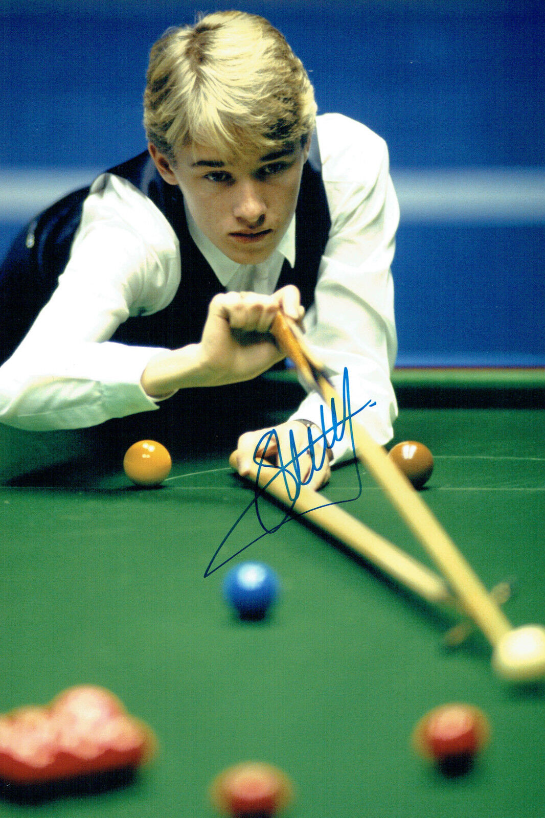 Stephen HENDRY SIGNED Autograph 12x8 Photo Poster painting AFTAL COA UK SNOOKER Champion