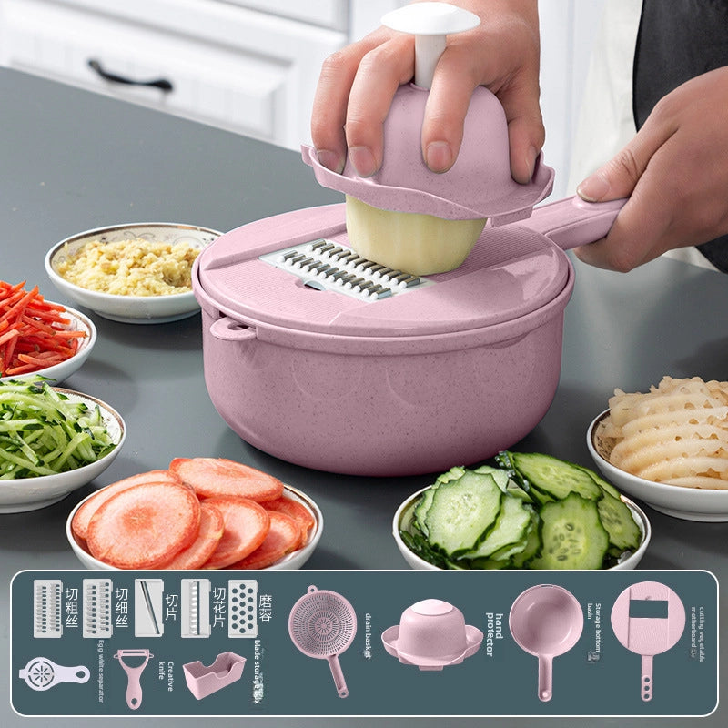 Kitchen Multi-function Vegetable Cutter Potato Shredder Household Grater Grater Grater Potato Slice Slicer