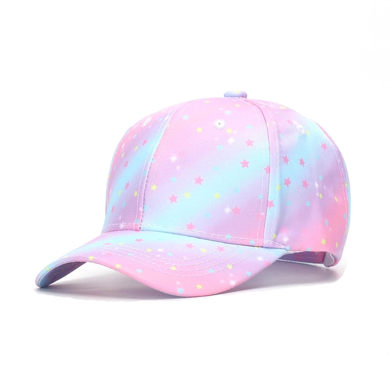 Children Unisex Streetwear Colorful Baseball Cap