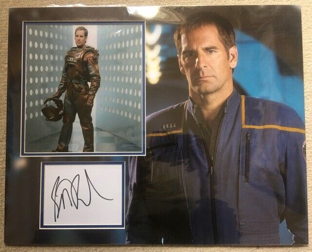 SCOTT BAKULA SIGNED ENTERPRISE Photo Poster painting MOUNT UACC REG 242