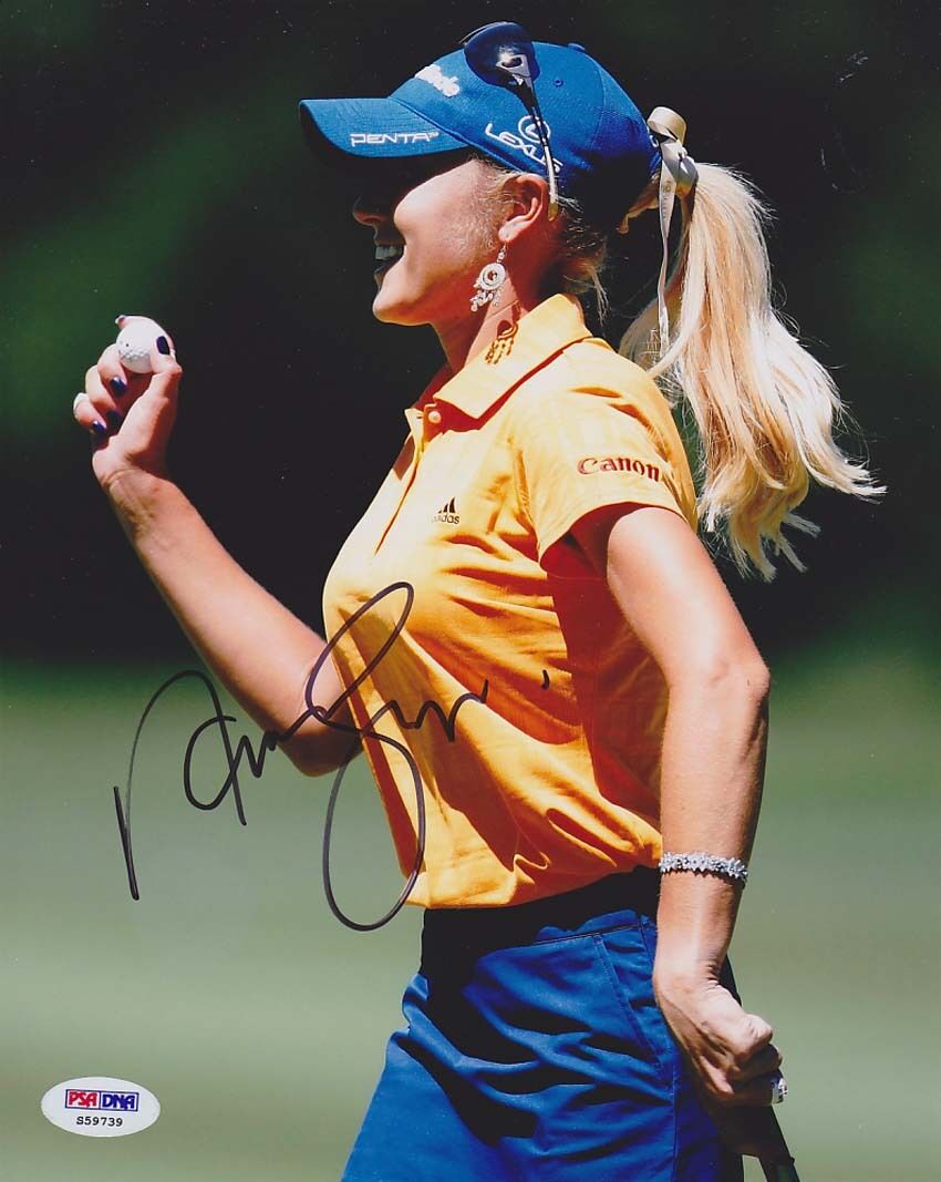 Natalie Gulbis SIGNED 8x10 Photo Poster painting PSA/DNA AUTOGRAPHED