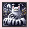 Castle Cat-11CT Stamped Cross Stitch 50*50cm