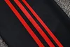 Joyfball 2024/2025 Manchester United Half-Pull Training Suit Black Football Shirt 1:1 Thai Quality