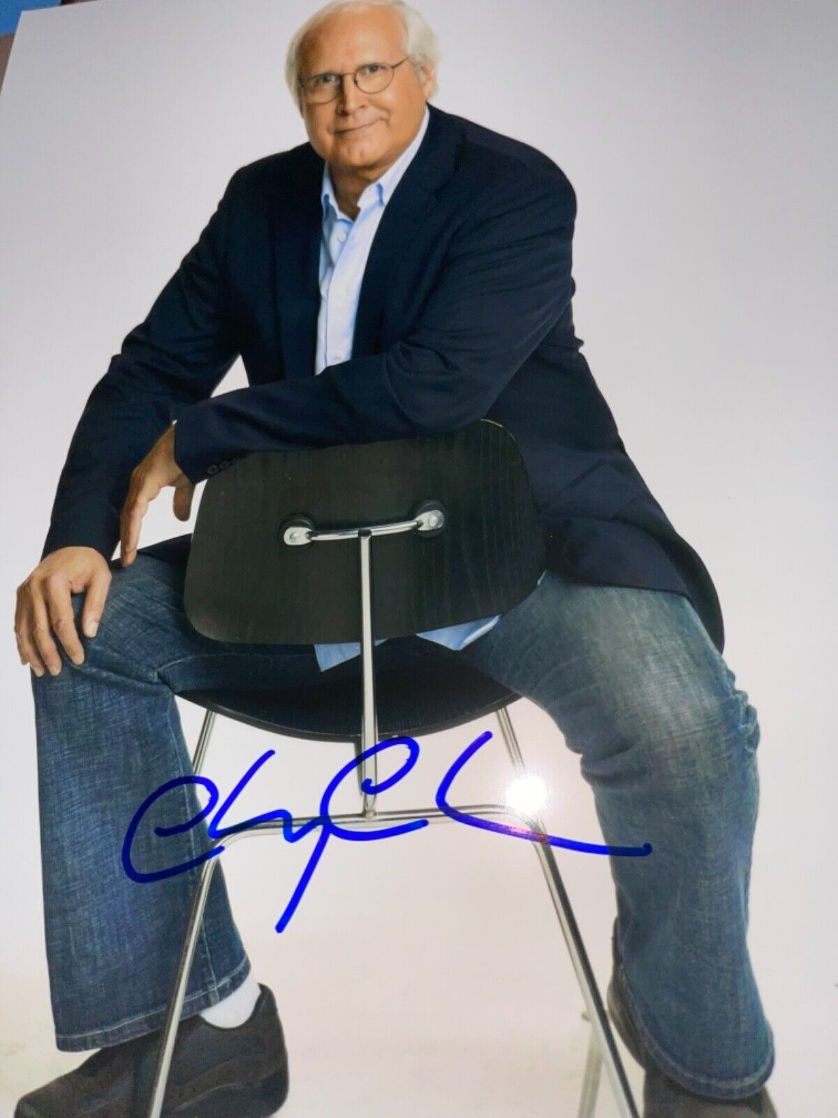 Chevy chase signed 8 x10 Photo Poster painting picture hot autograph