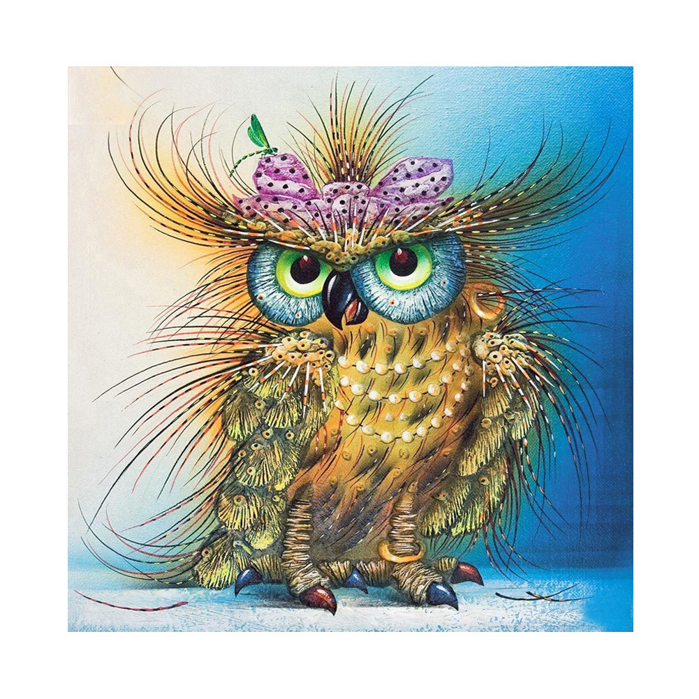 

Owl - Special Shaped Diamond Painting - 30*30CM, 501 Original