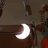 USB Rechargeable LED Touch Pendant &ndash; Light-Up Charm for Totes, Wallets & Night Use