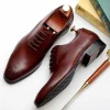 Mens Fashion Oxfords Dress Shoes Wedding