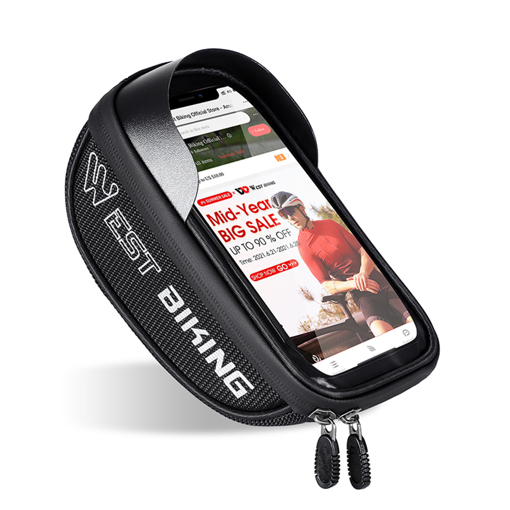 

WEST BIKING YP0707269 Touch Screen MTB Bike Mobile Phone Handlebar Bags, 501 Original