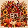 DIY Special Shape Diamond Painting Pearl Art With Inner Frame Kit 30x30cm(Harvest Barn)