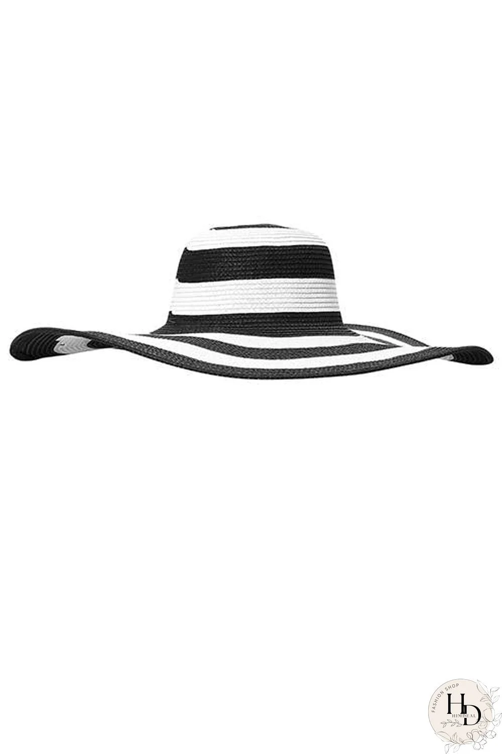 Stripe Straw Hat