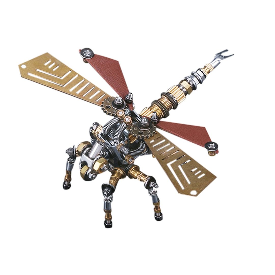 243Pcs 3D DIY Mechanical Assembly Metal Dragonfly Insect Puzzle Model Kit,okpuzzle,3dpuzzle,puzzle shop,puzzle store