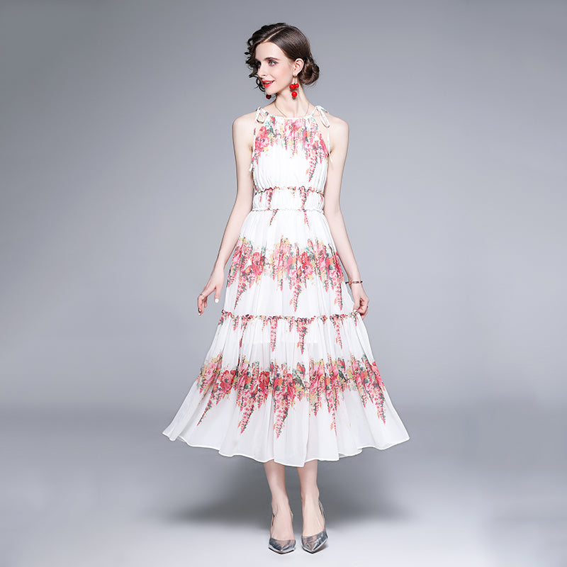 Women Summer A Line Cami Maxi Daliy Dress