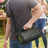Carrying Silicone Cover Case Fit for Soundcore Boom 2 with Adjustable Shoulder Strap Full-Body Protective Cover Anti-Slip & Scratch-Resistant for Outdoor Camping Travel & Party