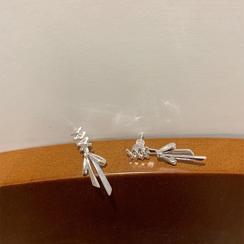 1 Pair Casual Minimalist Streetwear Bow Knot Plating Copper Drop Earrings