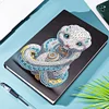 5D Diamond Mosaic Notebook 50 Pages DIY Partial Special Shaped Drill Journal A5 Chinese Zodiac Notebook Kit