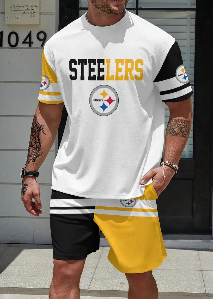 Pittsburgh Steelers  Limited Edition Top And Shorts Two-Piece Suits
