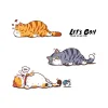 Autocollant cr&eacute;atif de moto/voiture de chat de dessin anim&eacute;