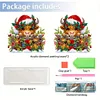 Acrylic Christmas Cow Double Sided Diamond Painting Paper Towel Holder