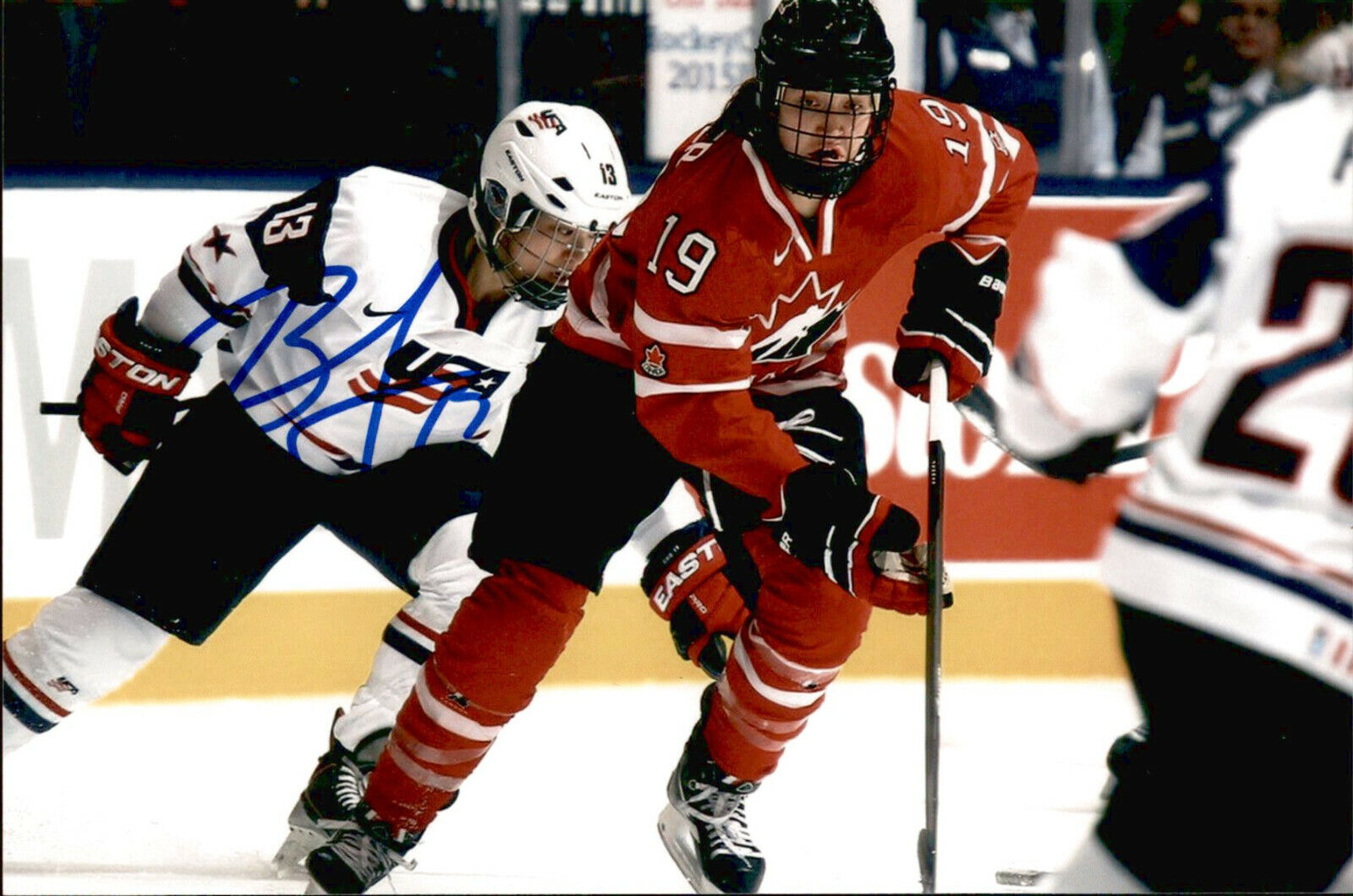 Brianne Jenner SIGNED 4x6 Photo Poster painting WOMEN'S HOCKEY / TEAM CANADA #4