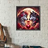 Diamond Painting-DIY Full Round Drill Wolf(40x40cm)