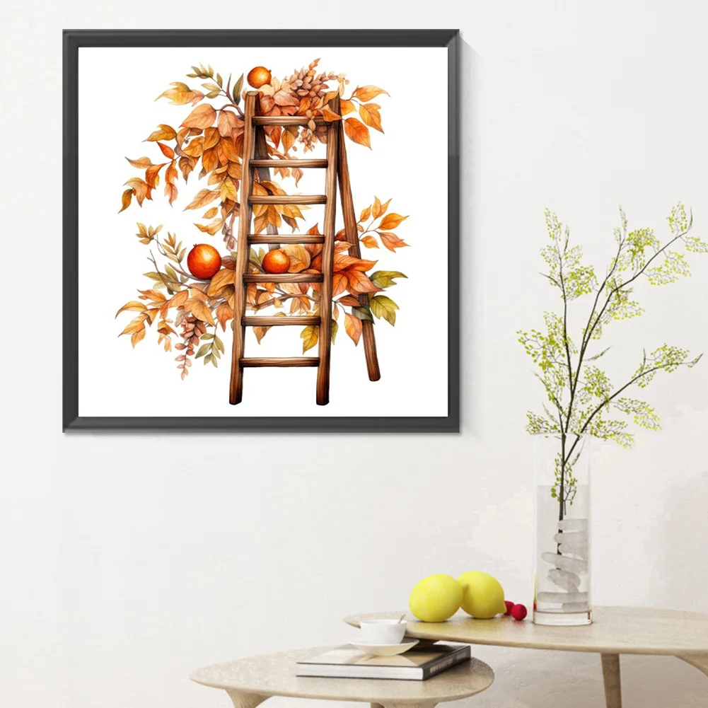 Diamond Painting - Full Round Drill - Harvest Ladder(Canvas|30*30cm)