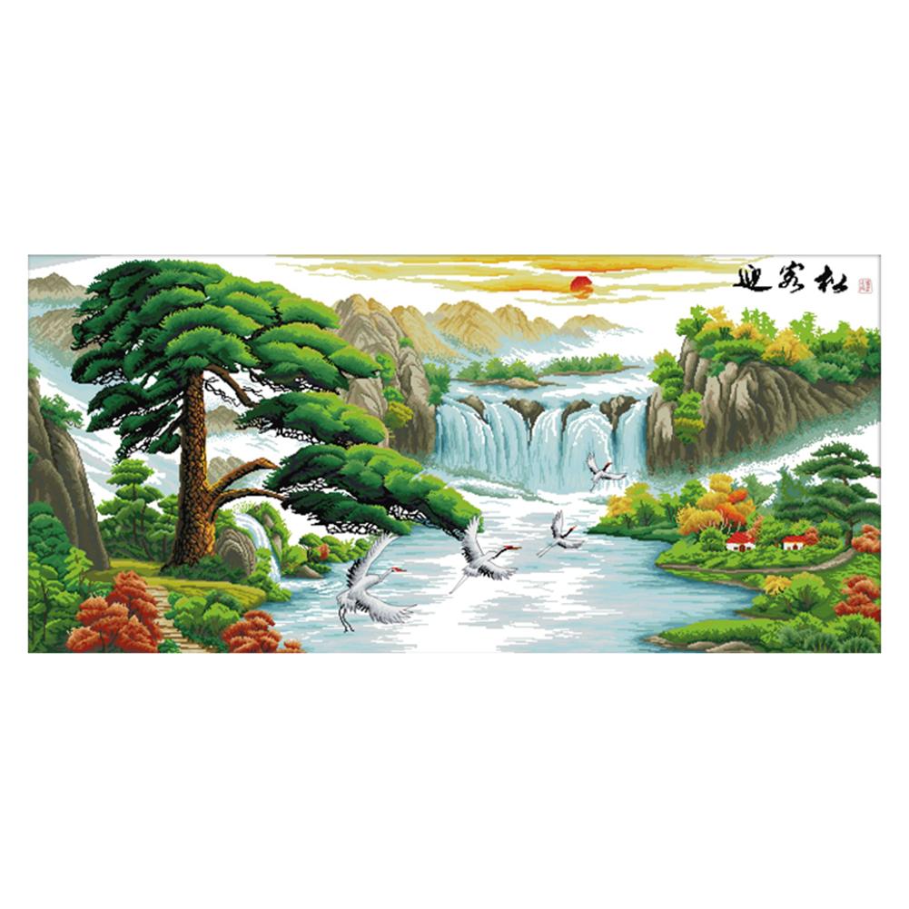 

Welcome Song - 14CT Stamped Cross Stitch - 131*65cm, 501 Original