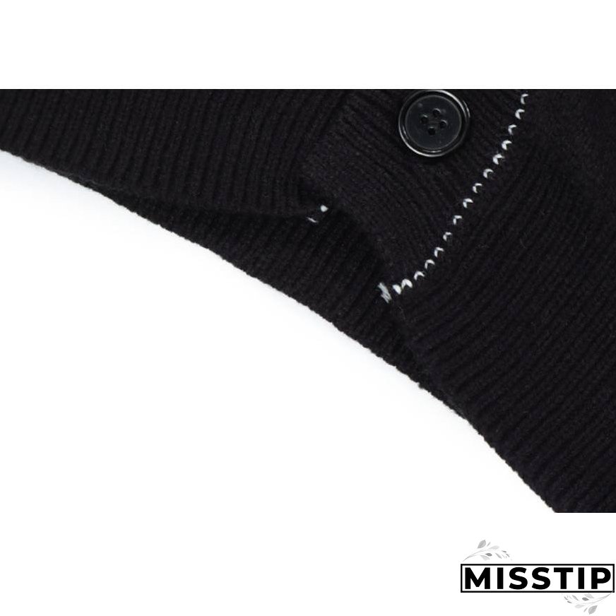 Tassel Star Pattern Cardigan Sweater