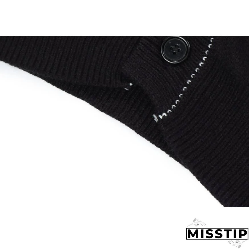 Tassel Star Pattern Cardigan Sweater