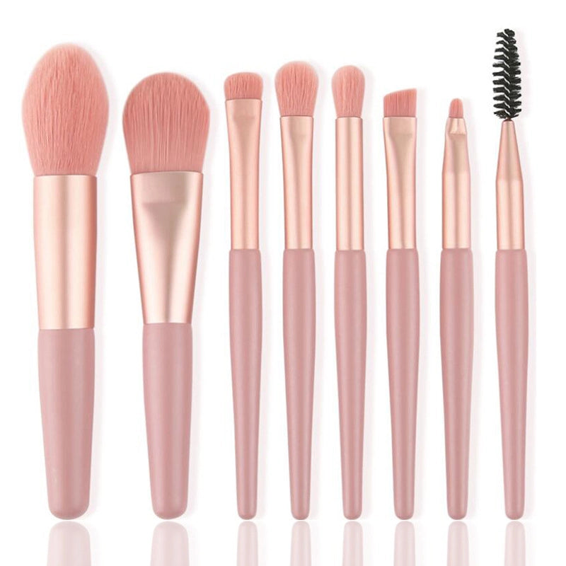 Lady Minimalist Artificial Fiber Plastic Handgrip Makeup Brushes 1 Set