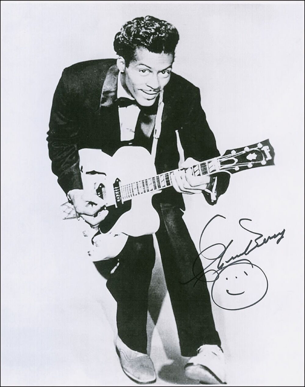 CHUCK BERRY Signed Photo Poster paintinggraph - Guitarist / Singer / Songwriter preprint