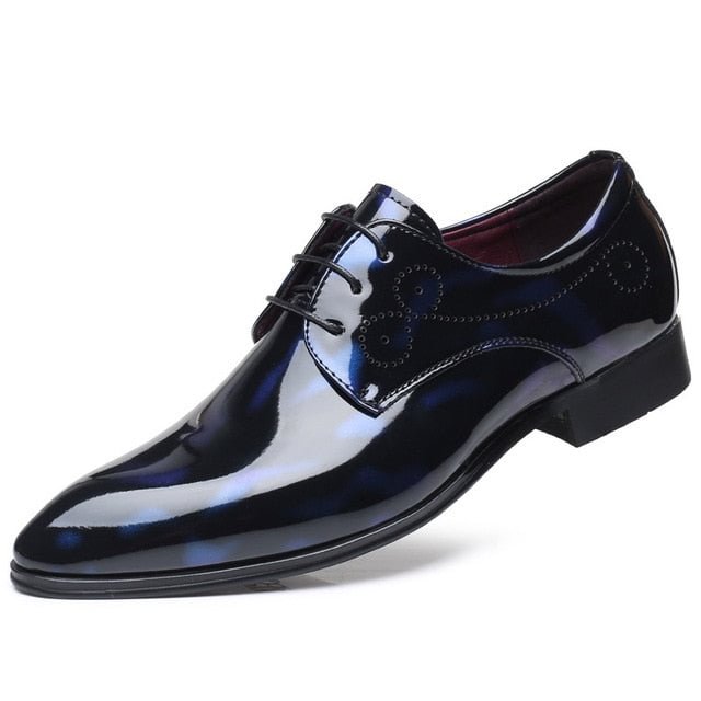 Men Leather Shoes 2022 New Fashion Color Business Casual Shoes Large Size Non-Slip Wear-Resistant Breathable Male Shoes 38-50