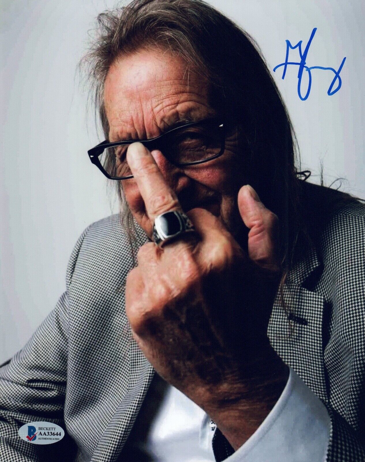 George Jung Signed Autographed 8x10 Photo Poster painting Blow Movie Smuggler Boston Beckett COA