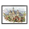 (Stamped/Counted) Castle-14CT Cross Stitch 50*38cm/19.69*14.96in