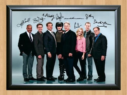 NCIS Cast Signed Autographed Photo Poster painting Poster Print Memorabilia A3 Size 11.7x16.5