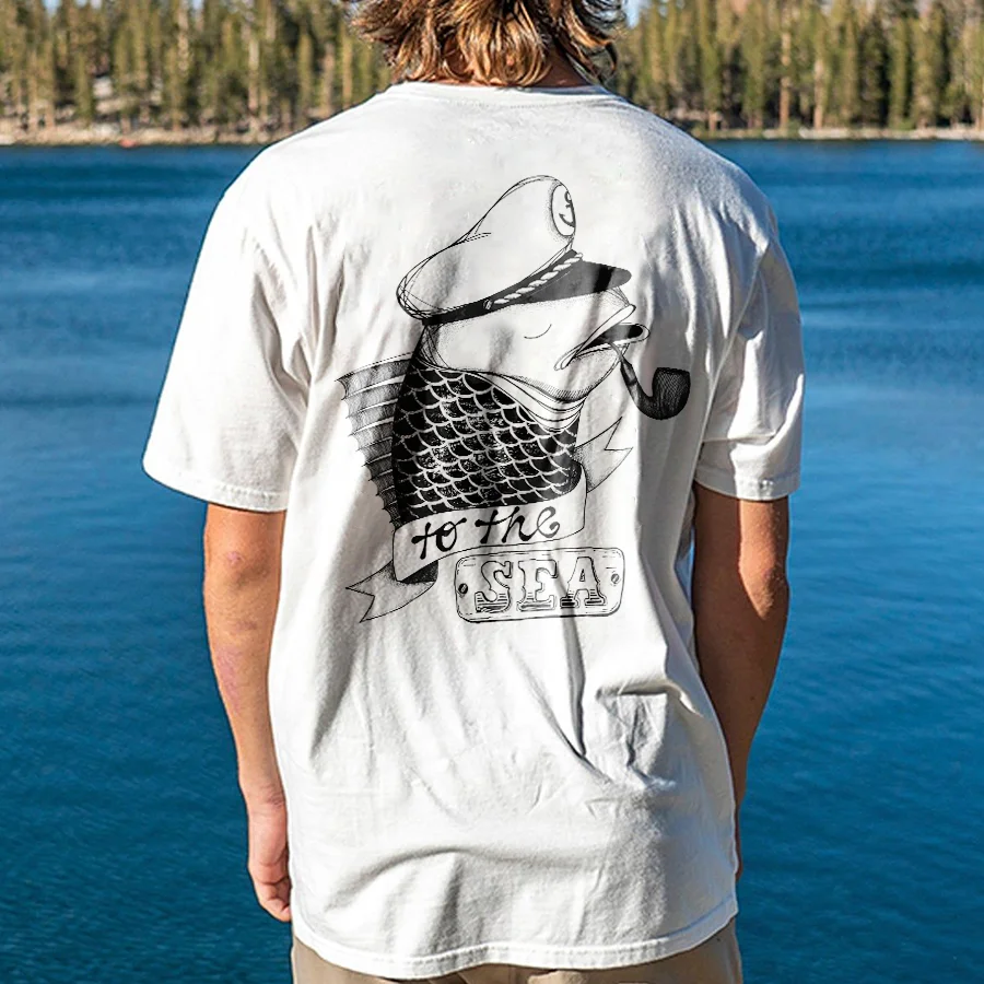 To The Sea Printed Men's T-shirt
