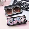 PU 5d diamant peinture lunettes de soleil bo&icirc;te de rangement art artisanat &eacute;tui &agrave; lunettes (chat)