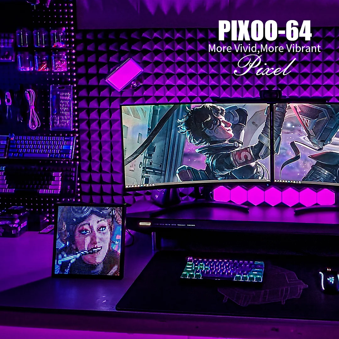 Divoom Pixoo 64 Pixel Art Wall Frame Plus