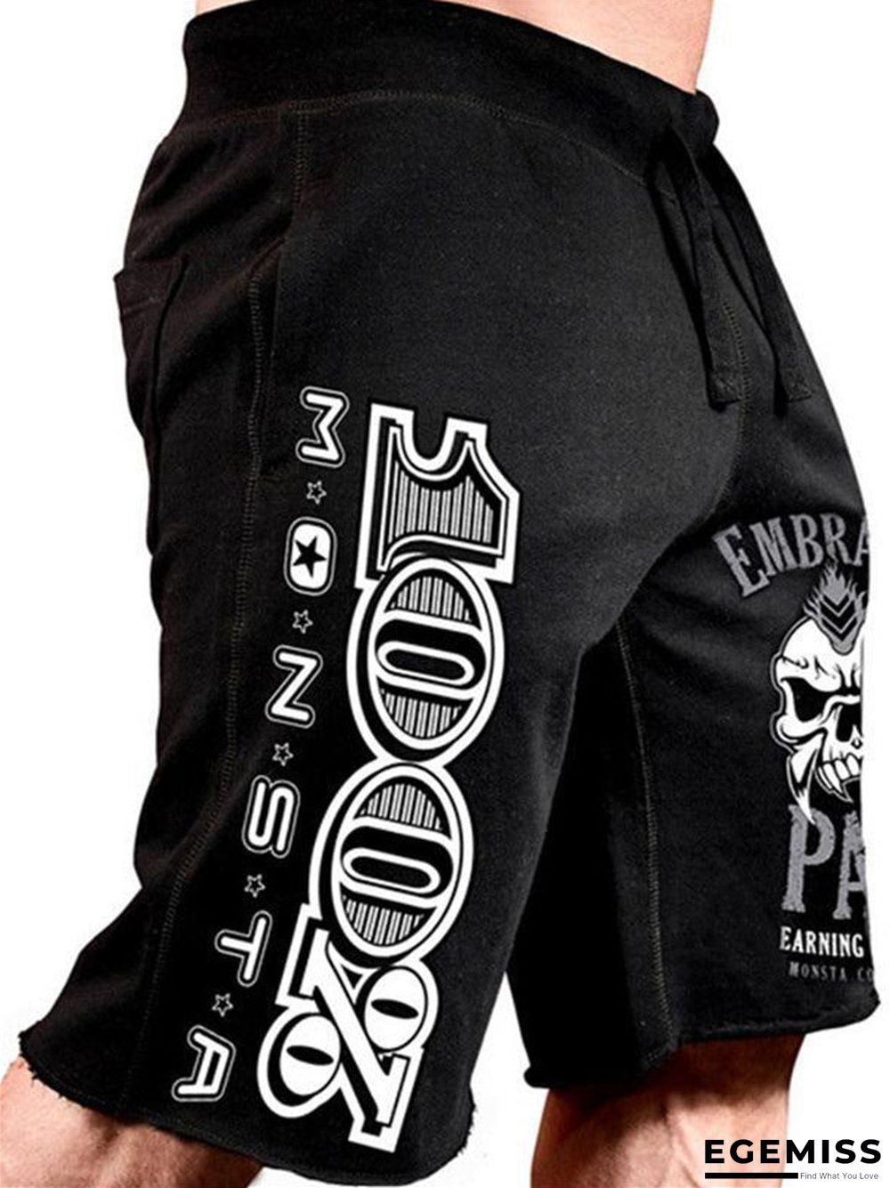 Men's Casual Cotton Jogger Shorts Large Size Beach Vacation Shorts | EGEMISS