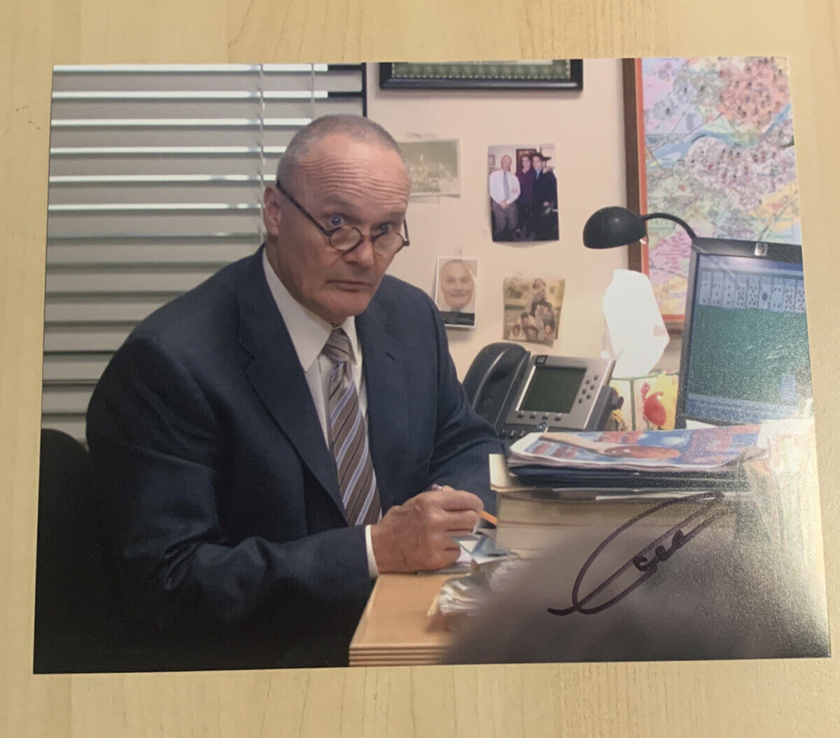 CREED BRATTON HAND SIGNED 8x10 Photo Poster painting ACTOR AUTOGRAPHED THE OFFICE SHOW RARE COA