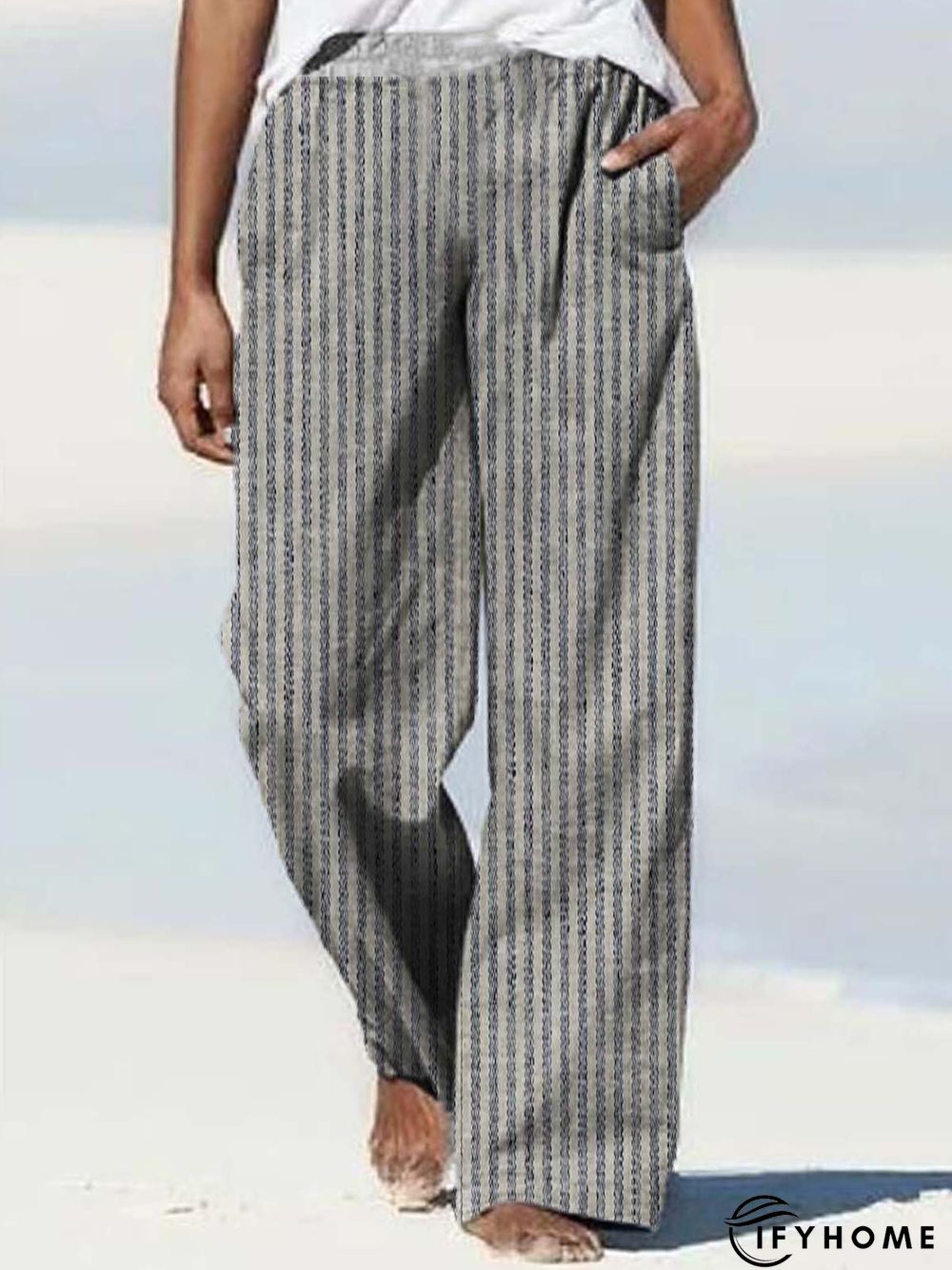 Striped Loose Casual Pants | IFYHOME