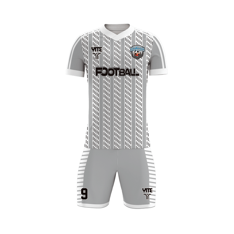YITE | YTZQ006-White And Gray Soccer Uniforms