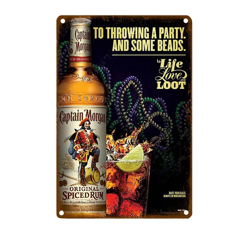 Liquor - Vintage Tin Signs/Wooden Signs - 8*12Inch/12*16Inch