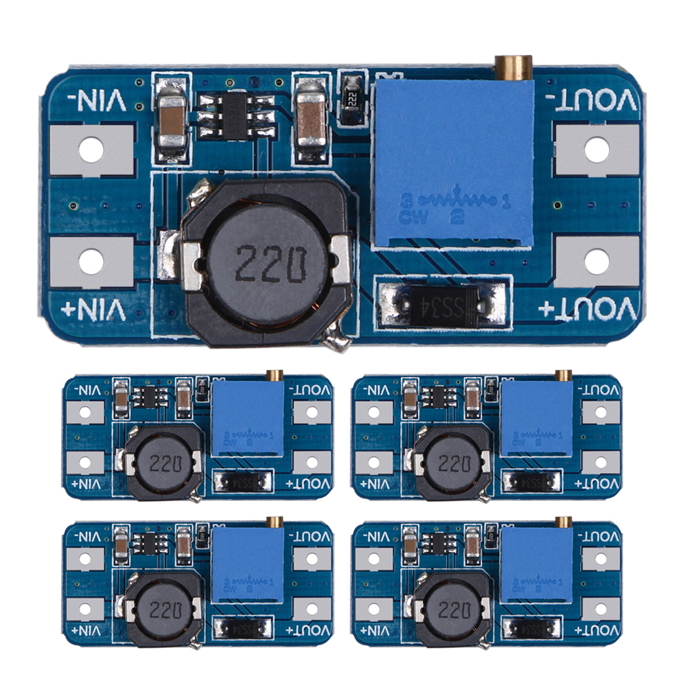 

5Pcs Mt3608 2A Dc-Dc Step Up Power Apply Booster Power Module For Arduino, 501 Original